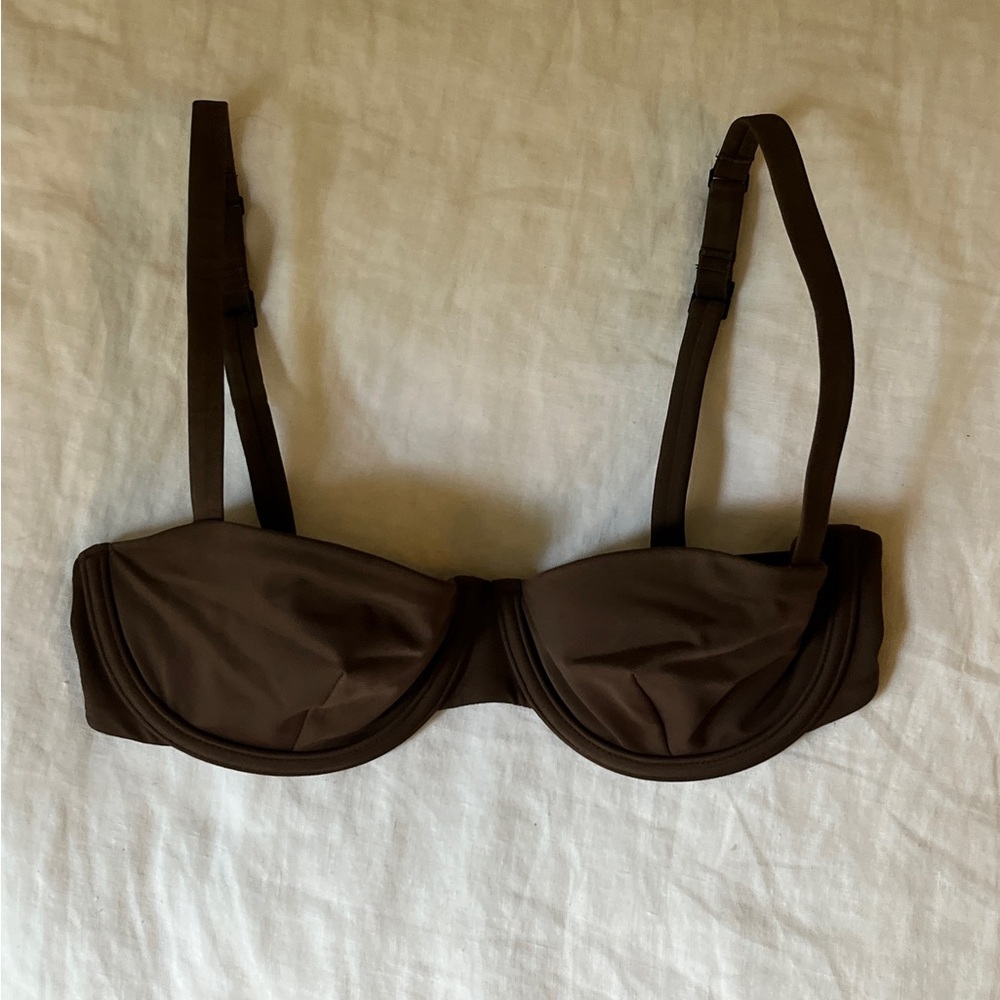 CUUP Brown Underwire Bikini Top